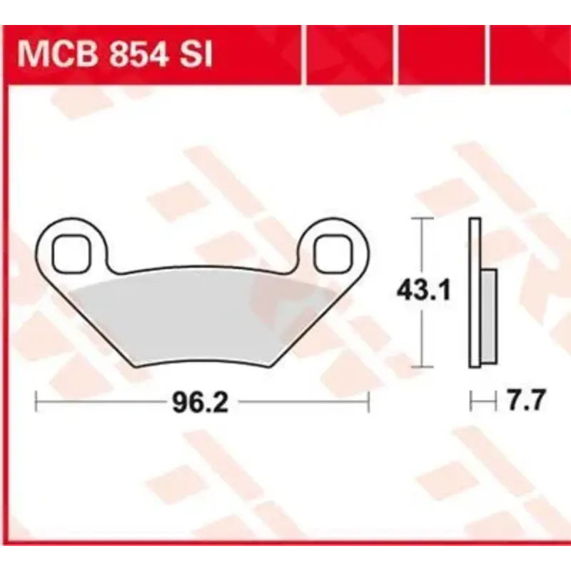 BRAKE PAD SI SINTER OFFROAD