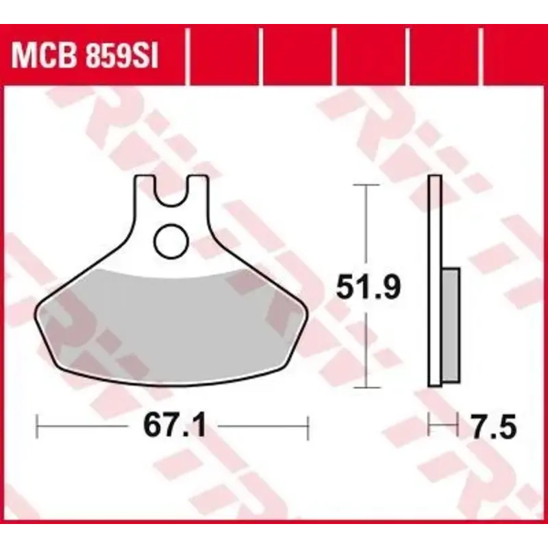 BRAKE PAD SI SINTER OFFROAD
