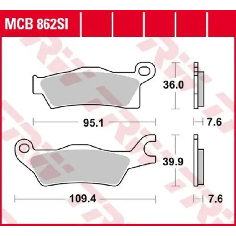 BRAKE PAD SI SINTER OFFROAD