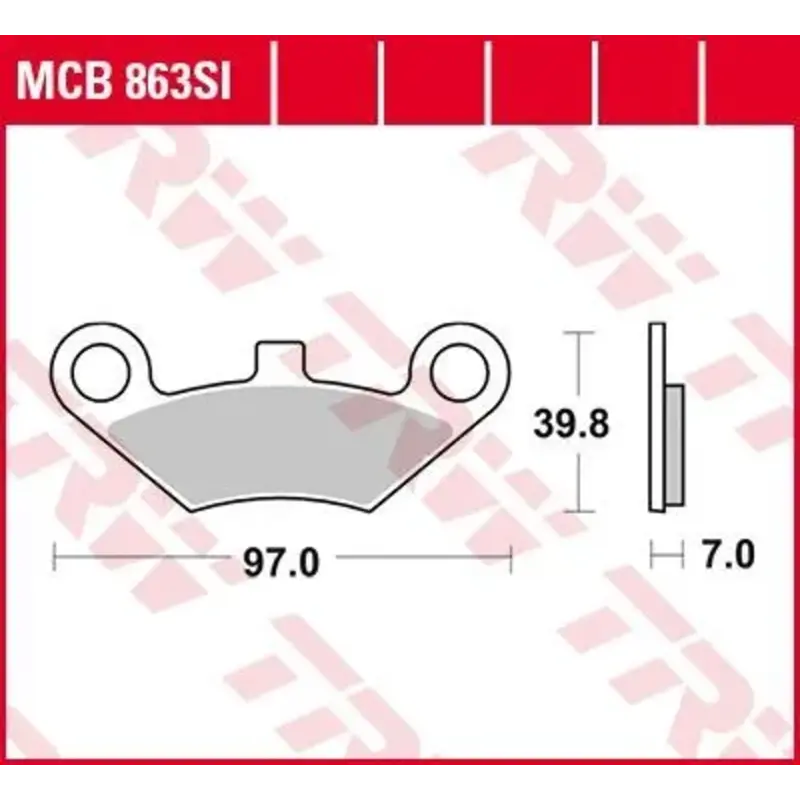BRAKE PAD SI SINTER OFFROAD