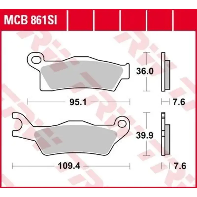 BRAKE PAD SI SINTER OFFROAD