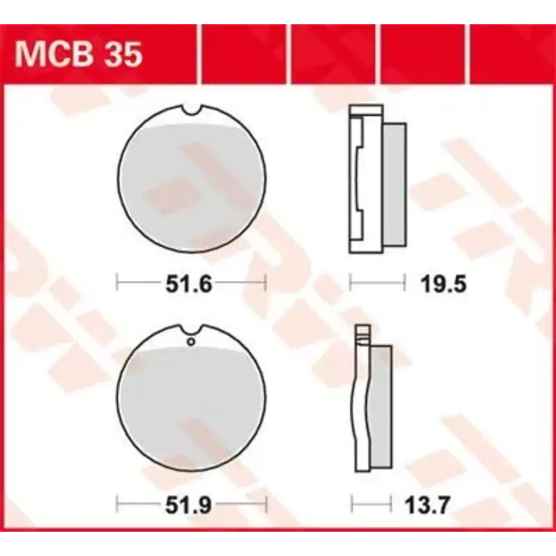 BRAKE PAD ALLROUND ORGANIC STANDARD