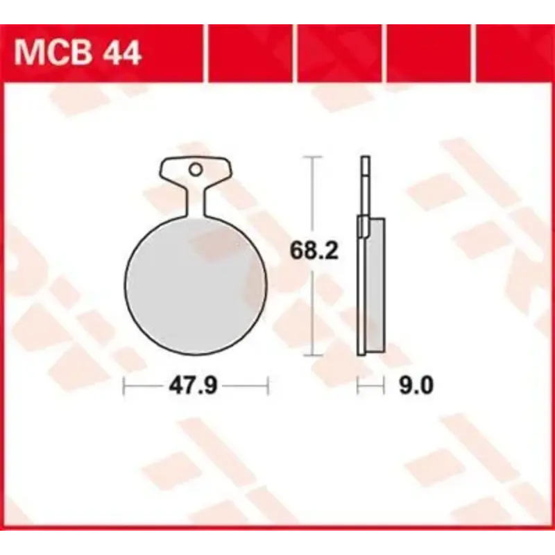 BRAKE PAD ALLROUND ORGANIC STANDARD