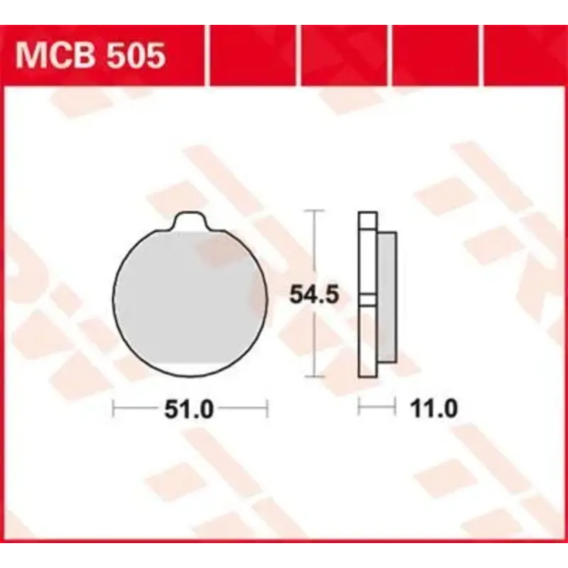 BRAKE PAD ALLROUND ORGANIC STANDARD