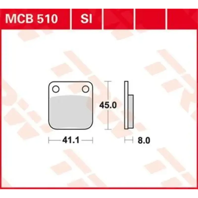 BRAKE PAD ALLROUND ORGANIC STANDARD