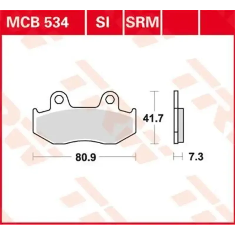 BRAKE PAD ALLROUND ORGANIC STANDARD