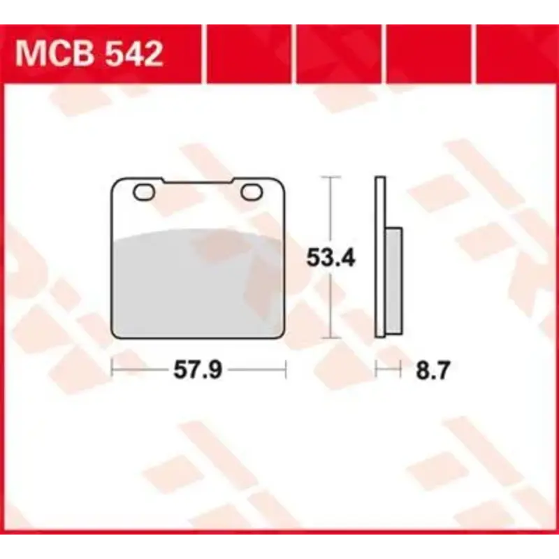BRAKE PAD ALLROUND ORGANIC STANDARD