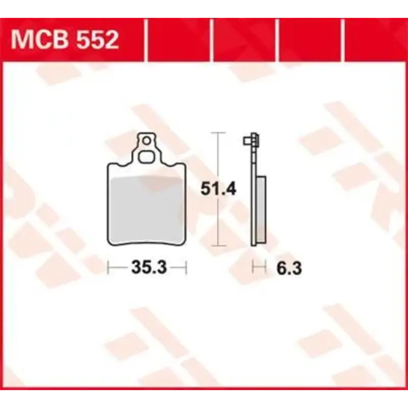 BRAKE PAD ALLROUND ORGANIC STANDARD