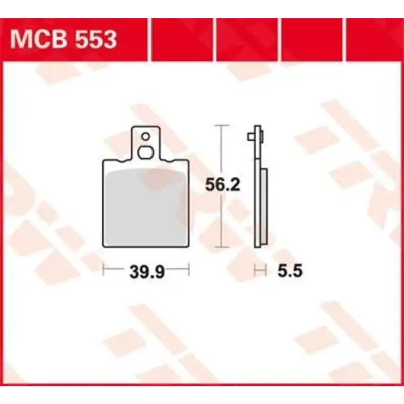 BRAKE PAD ALLROUND ORGANIC STANDARD