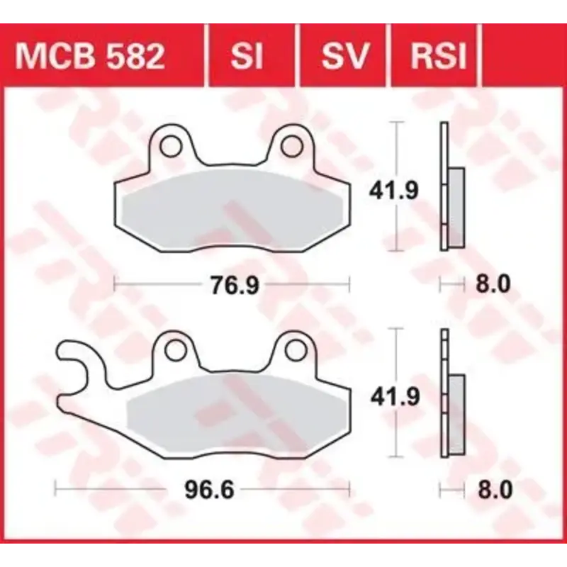 BRAKE PAD ALLROUND ORGANIC STANDARD