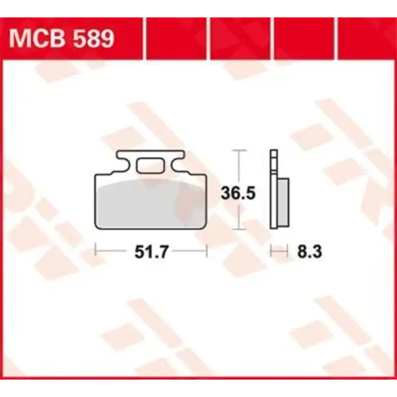 BRAKE PAD ALLROUND ORGANIC STANDARD