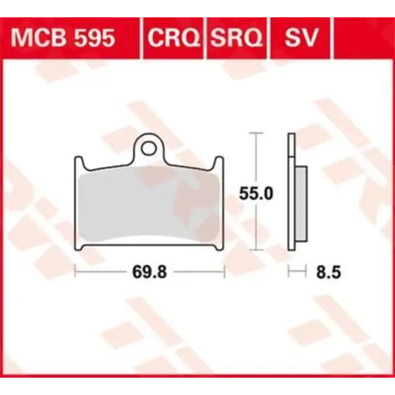 BRAKE PAD ALLROUND ORGANIC STANDARD