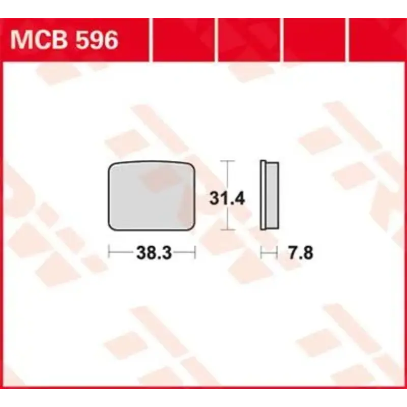BRAKE PAD ALLROUND ORGANIC STANDARD