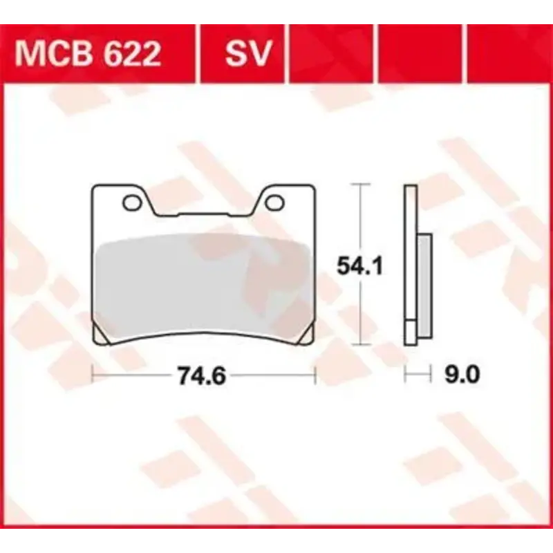 BRAKE PAD ALLROUND ORGANIC STANDARD