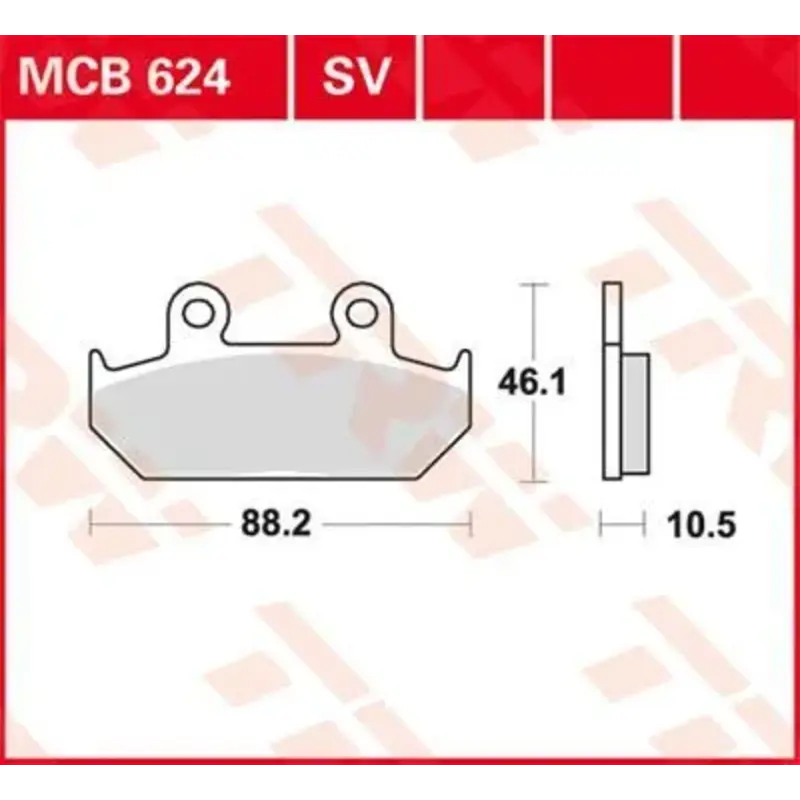 BRAKE PAD ALLROUND ORGANIC STANDARD