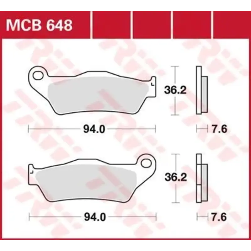 BRAKE PAD ALLROUND ORGANIC STANDARD