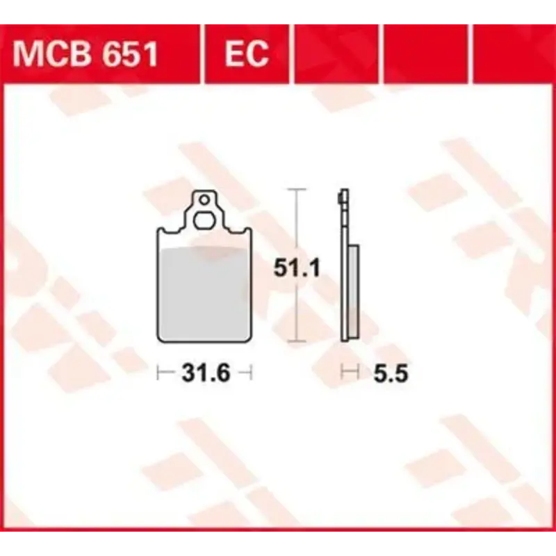 BRAKE PAD ALLROUND ORGANIC STANDARD