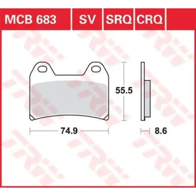 BRAKE PAD ALLROUND ORGANIC STANDARD