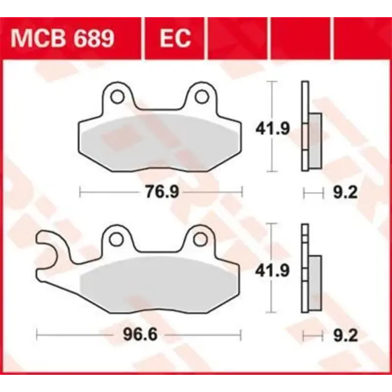 BRAKE PAD ALLROUND ORGANIC STANDARD