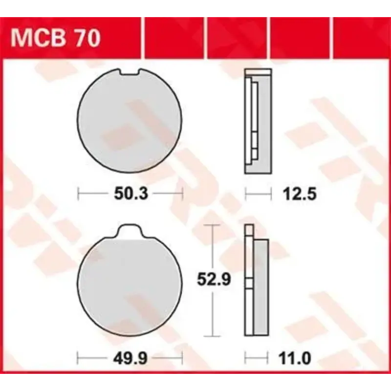 BRAKE PAD ALLROUND ORGANIC STANDARD