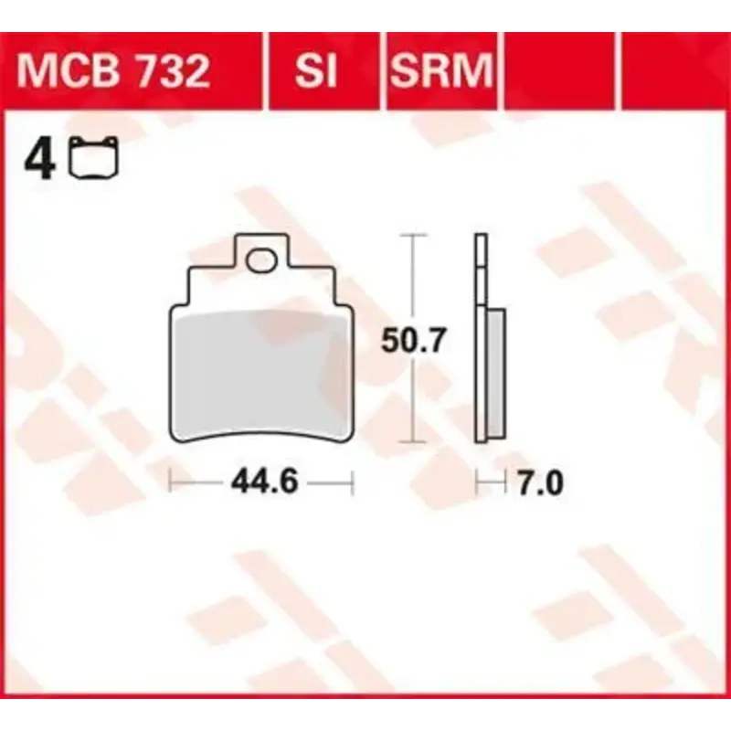 BRAKE PAD ALLROUND ORGANIC STANDARD