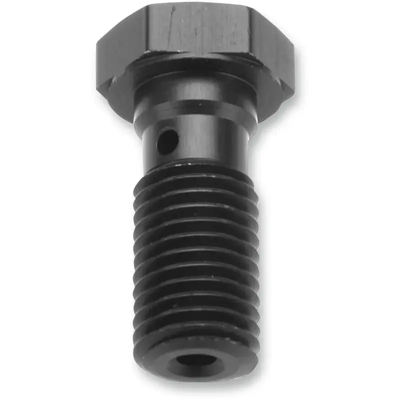 BANJO BOLT, M10X1.25, ALUMINIUM, BLACK