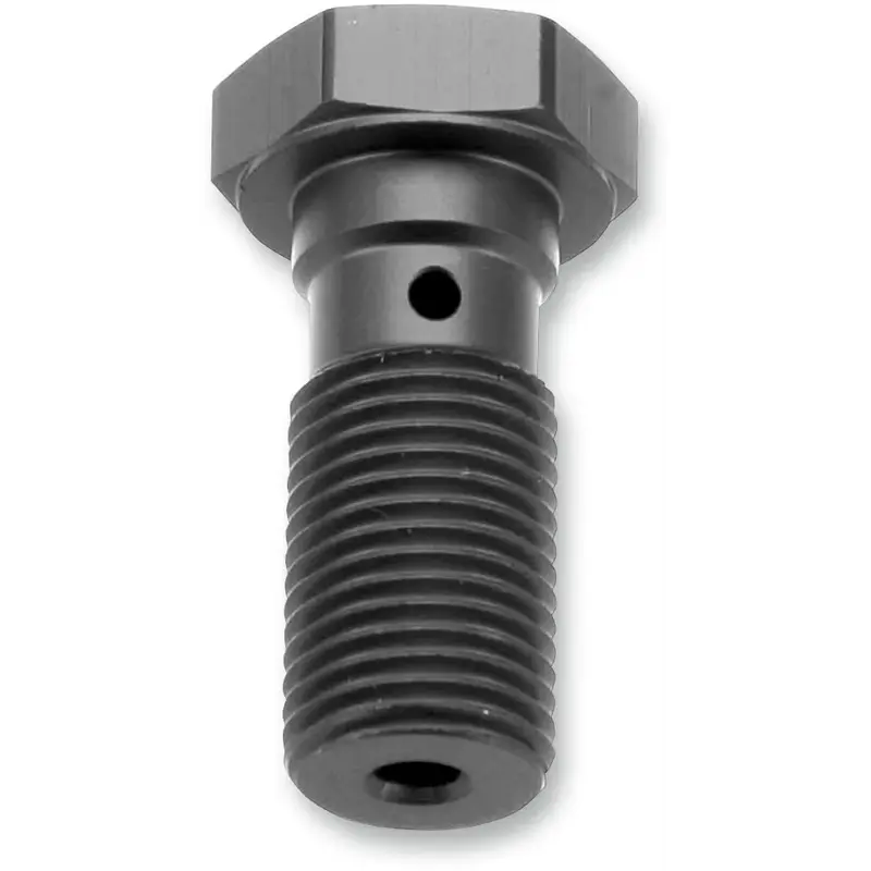 BANJO BOLT, M10X1.00 Suzuki, ALUMINIUM, BLACK