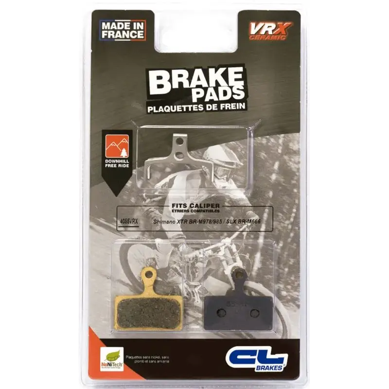 Plaquette de frein vélo CL BRAKES - métal fritté + ecran céramique