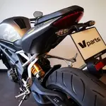 Support de plaque V PARTS - noir Triumph Speed Triple 1200