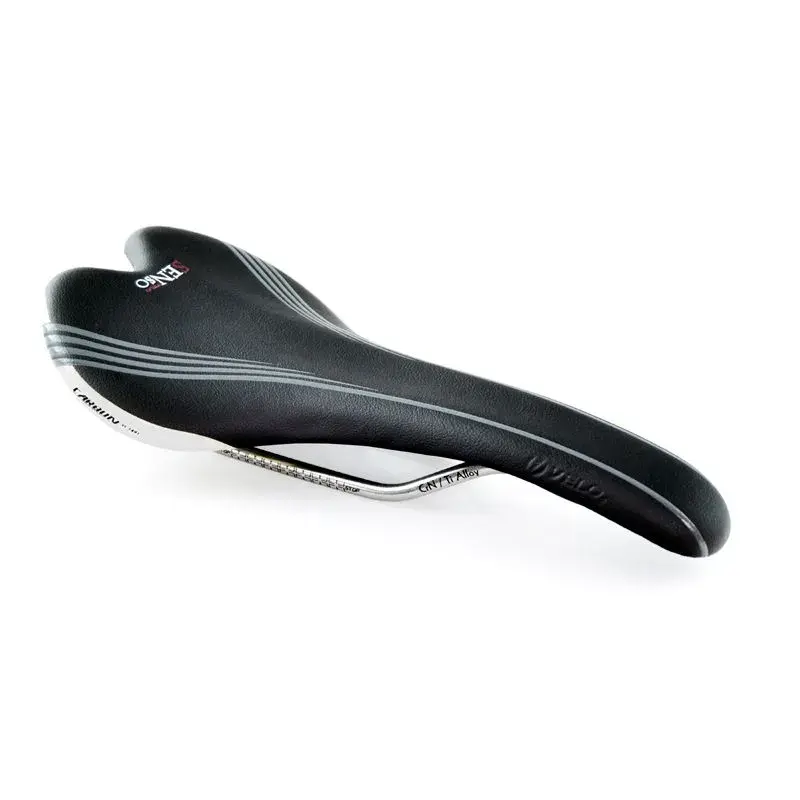 Selle de vélo VELO Miles Vex rails en alliage CrN / Ti. Unisexe. Noir