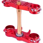 Té de fourche XTRIG Rocs Tech Offset 22 mm - rouge Honda CRF250R/450R