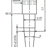 Aiguille de boisseau KEIHIN FCR 35-41mm - N427-0CGMM