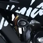 Tampons de protection R&amp;G RACING Aero - blanc Kawasaki ZX10-R/RR