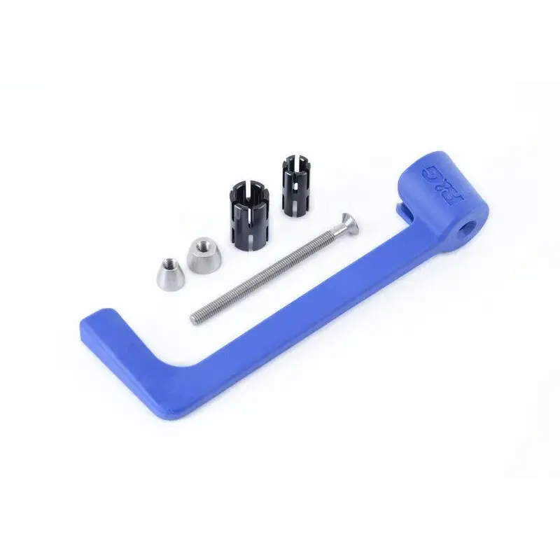 Protection de levier R&G RACING moulé - bleu Triumph