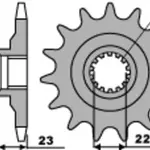 Pignon PBR acier standard 548 - 520