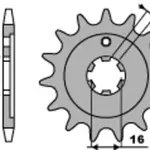 Pignon PBR acier standard 555 - 428