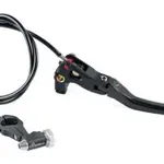 Levier de frein pliable/réglable à gauche LIGHTECH Alien magnésium/aluminium inserts caoutchouc noir