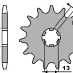Pignon PBR acier standard 415 - 420