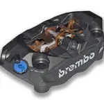 Etrier de frein avant droit BREMBO M4 titane Ø32mm
