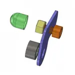 Cache-orifice V PARTS 2 pièces Indian FTR 1200