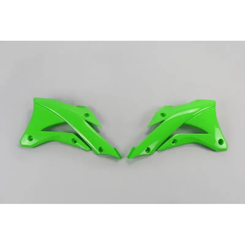 Ouïes de radiateur UFO vert Kawasaki KX 85