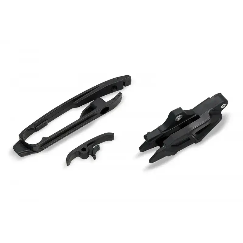 Kit patin de bras oscillant + guide chaîne UFO - noir Gas Gas