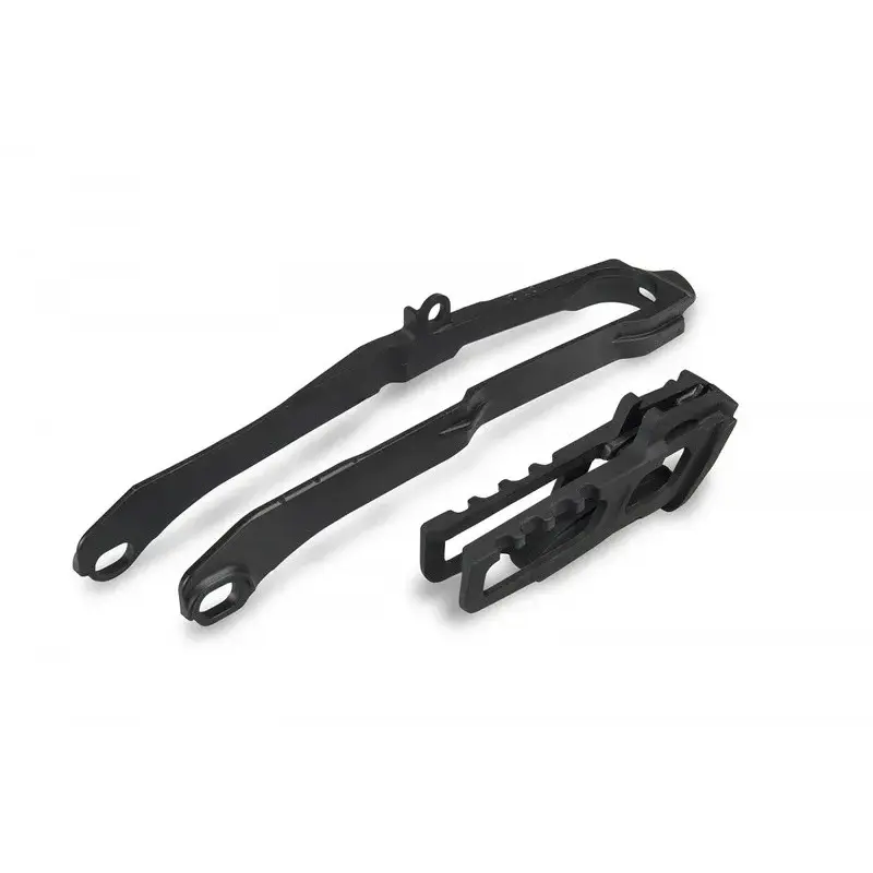 Kit patin de bras oscillant + guide chaîne UFO - noir Honda CRF250/450R/RX