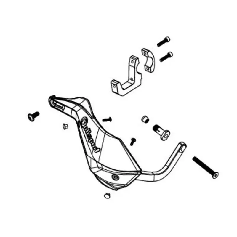 Kit de montage protège-mains POLISPORT Touquet/Trail Blazer