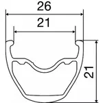 Roue avant MAVIC Crossride FTS-X 29 IS QR