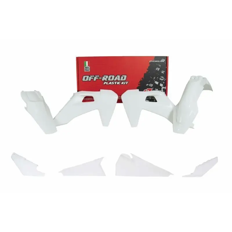 Kit plastiques RACETECH - blanc Husqvarna TE/FE