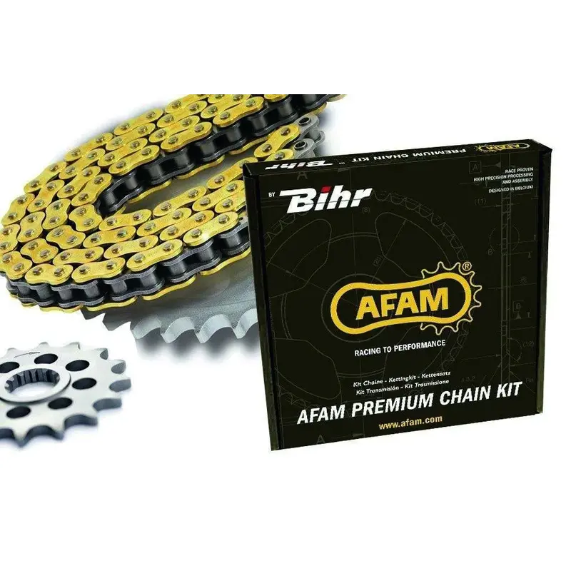 Kit chaîne AFAM 520MR2 09/43 standard - couronne ultra-light anodisé dur