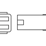 Câble adaptateur mini clignotant HIGHSIDER Suzuki