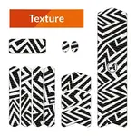 Kit M protection adhésive pour cadre de vélo ALGIS Texture - noir