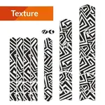 Kit L protection adhésive pour cadre de vélo ALGIS Texture - noir